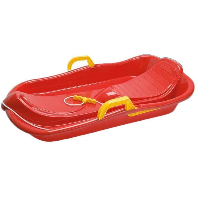 Dantoy bobslæde med bremse 84 cm - assorteret