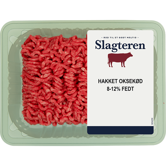 Hakket oksekød 8-12% fedt