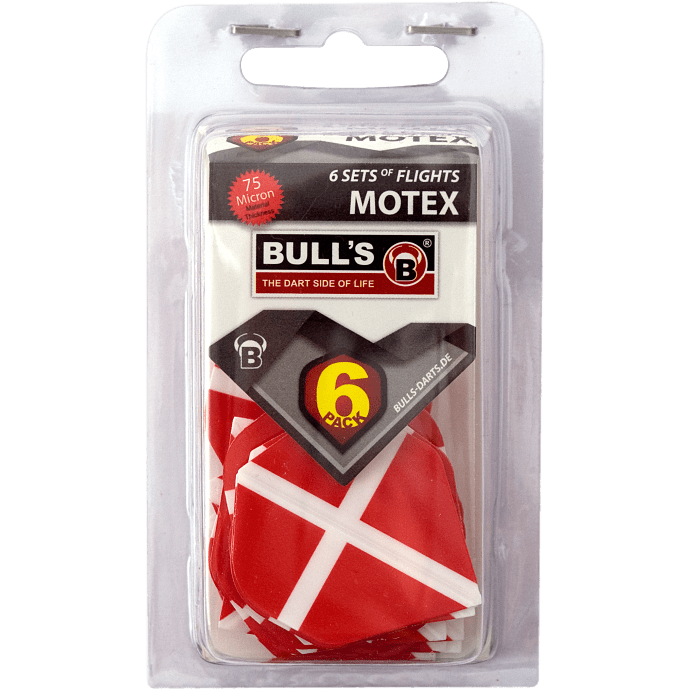 Bull's flights 6-pak - dannebrog
