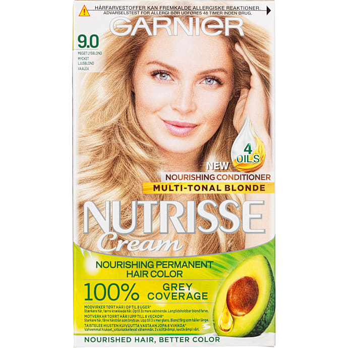 Intensely Nourishing permanent hårfarve 9 Very Light Blonde m. olier