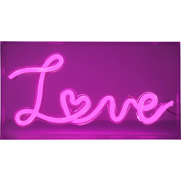 Love neonskilt - lilla