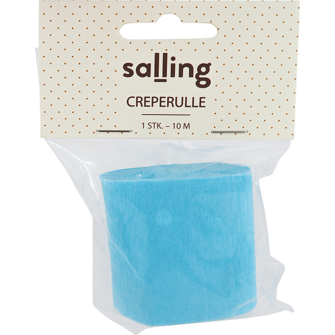 Salling creperulle L:10 meter - Lyseblå