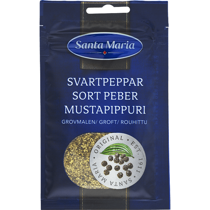 Groftmalet sort peber