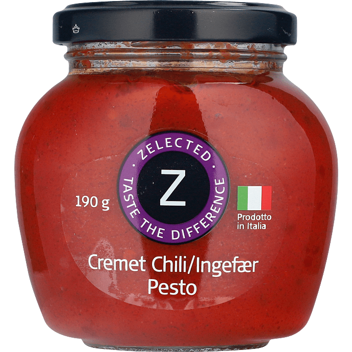 Tomatpesto m. chili og ingefær