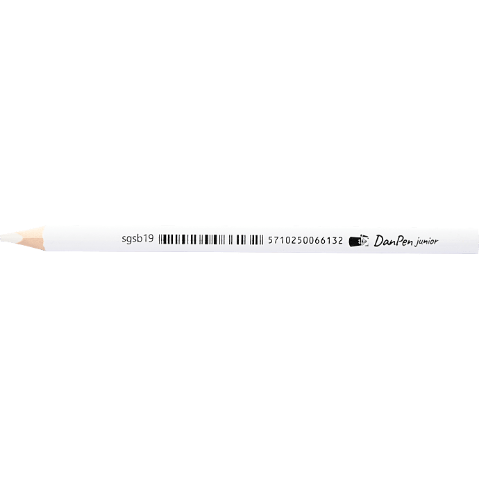 Danpen junior jumbo farveblyant - hvid