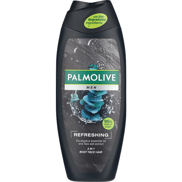 3-i-1 shower gel m. eukalyptusolie og havsalt
