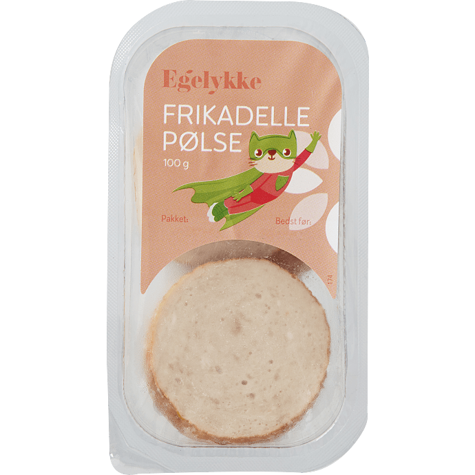 Frikadellepølse i skiver