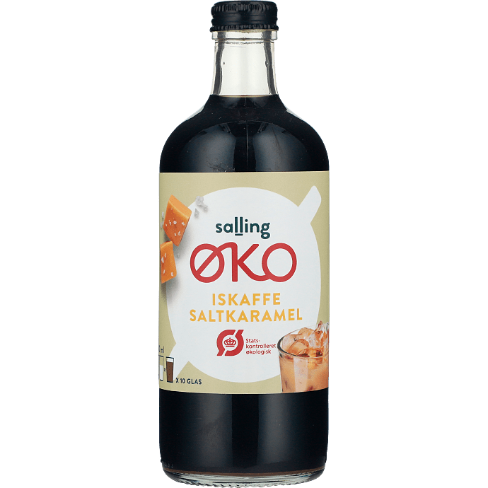 Iskaffe m. saltkaramelsmag øko