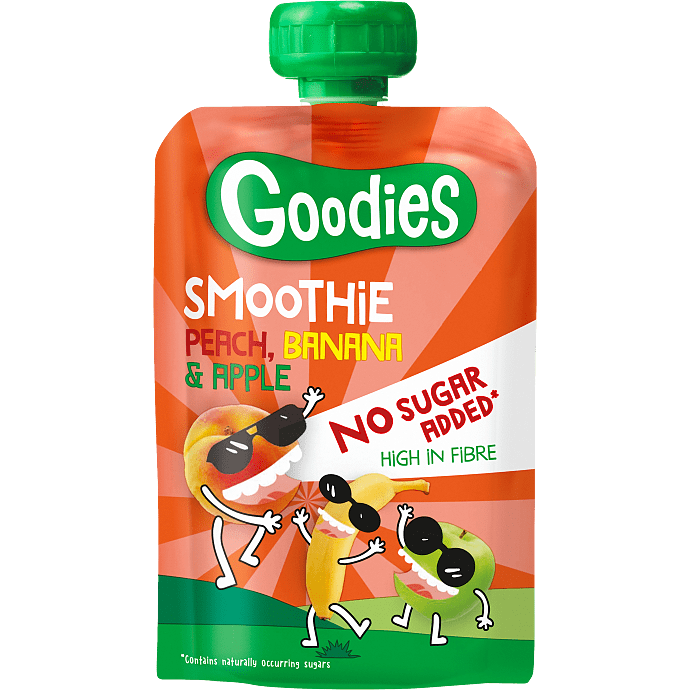 Smoothie m. fersken, æble & banan