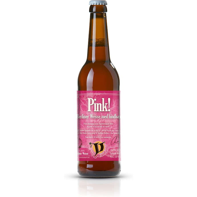 Pink Berliner Weisse m. hindbær