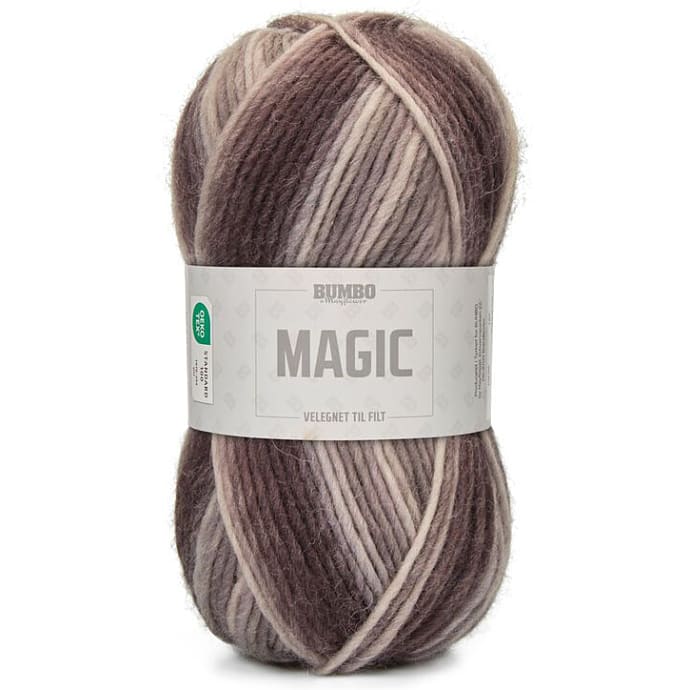 Bumbo Magic Uldgarn - Grå brun 904
