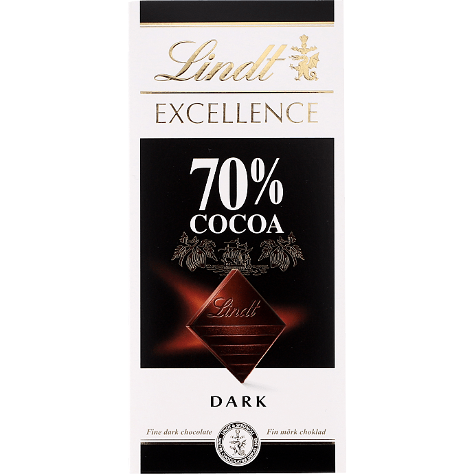 Mørk chokolade 70% kakao