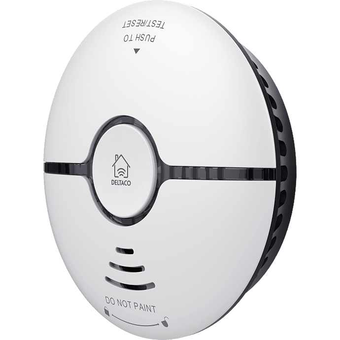 Deltaco Smart røgalarm WiFi - hvid