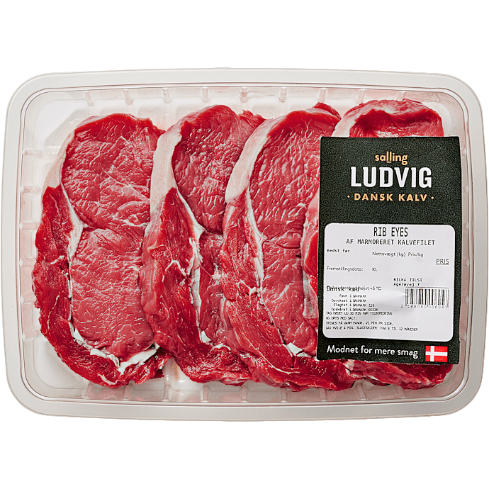 Ribeyes af kalv