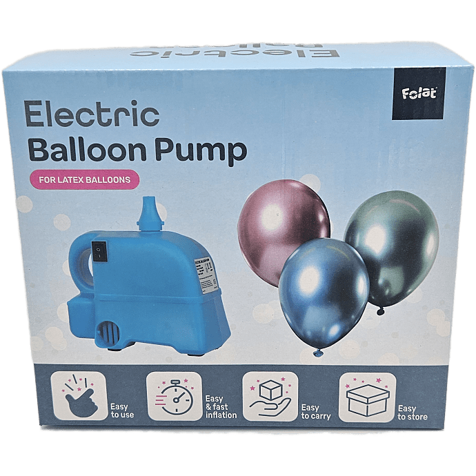 Elektronisk ballonpumpe - blå