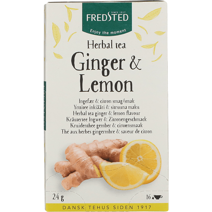 Urtete m. ingefær og citron