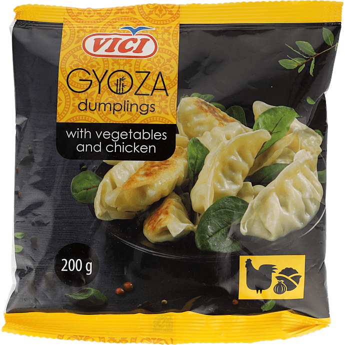 Dumplings m. kylling og grøntsager