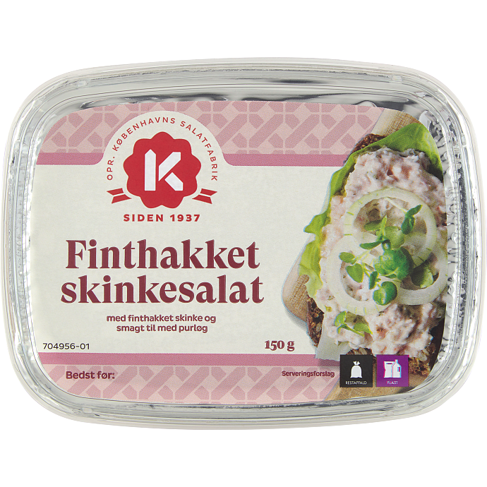 Finthakket skinkesalat