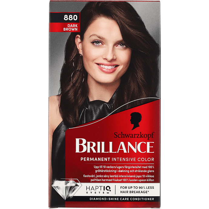 Toningsfarve 880 Dark Brown m. serum