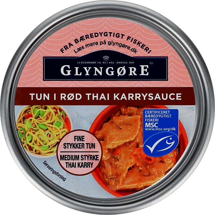 Tun i rød Thai karrysauce