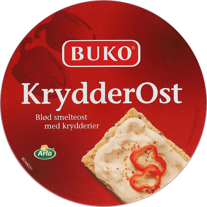 Smøreost m. krydderier 17% fedt