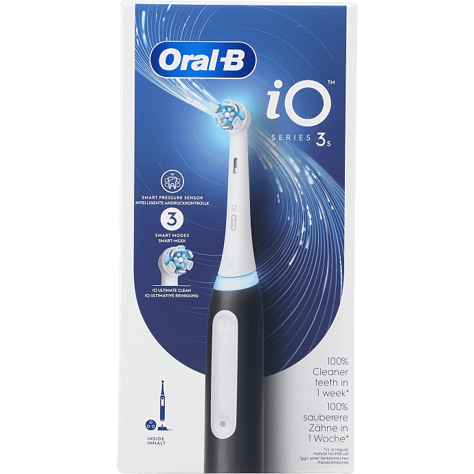 Oral-B iO3 S elektrisk tandbørste - mat sort