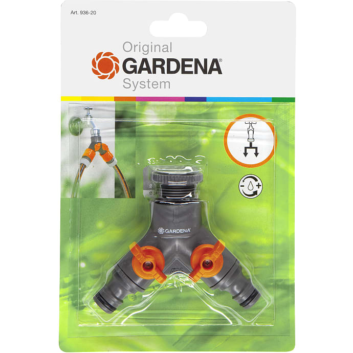 Gardena to-vejs ventil 1/2"