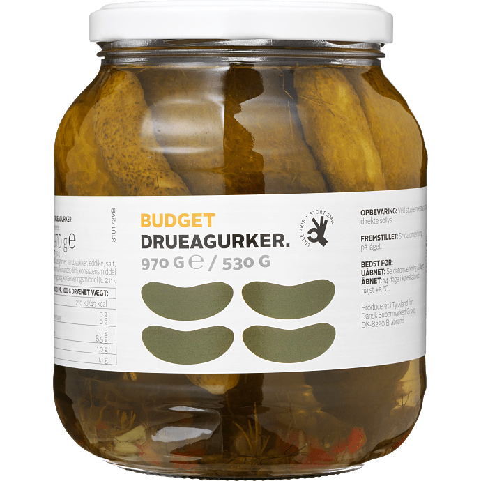 Syltede drueagurker