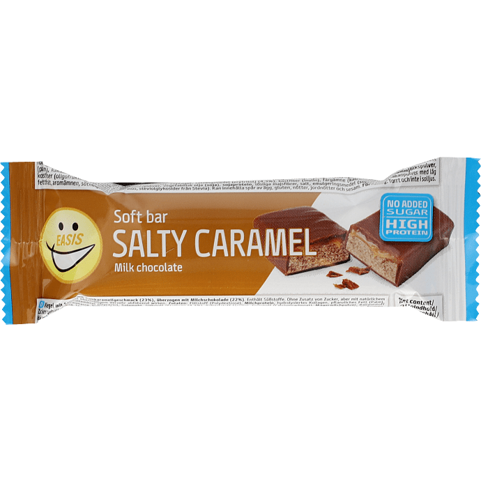 Chokoladebar m. saltkaramel