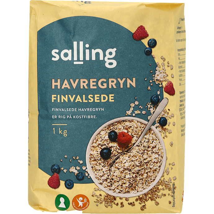 Finvalsede havregryn