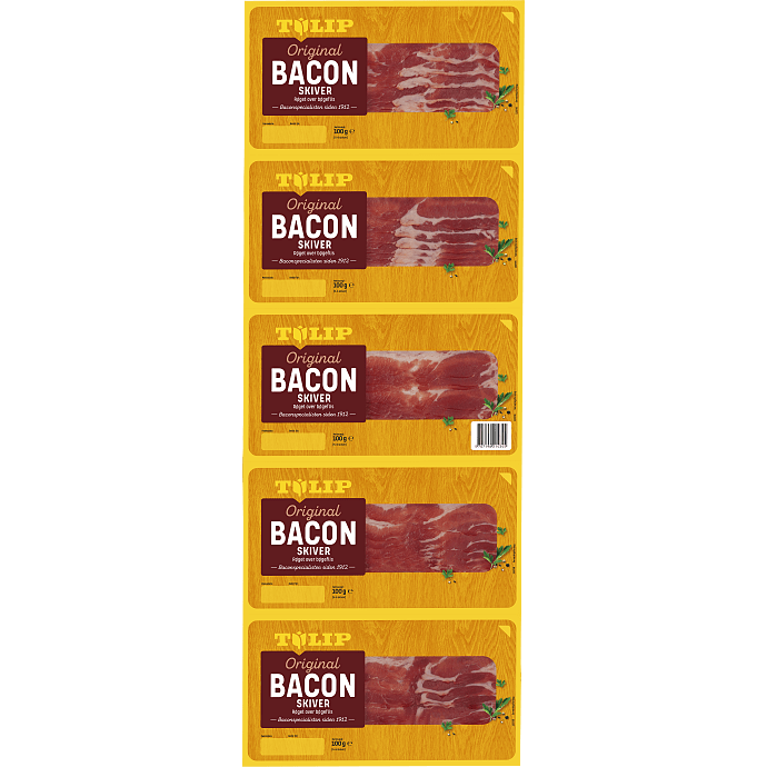 Bacon i skiver