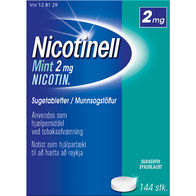 Nikotinsugetabletter mint sukkerfri