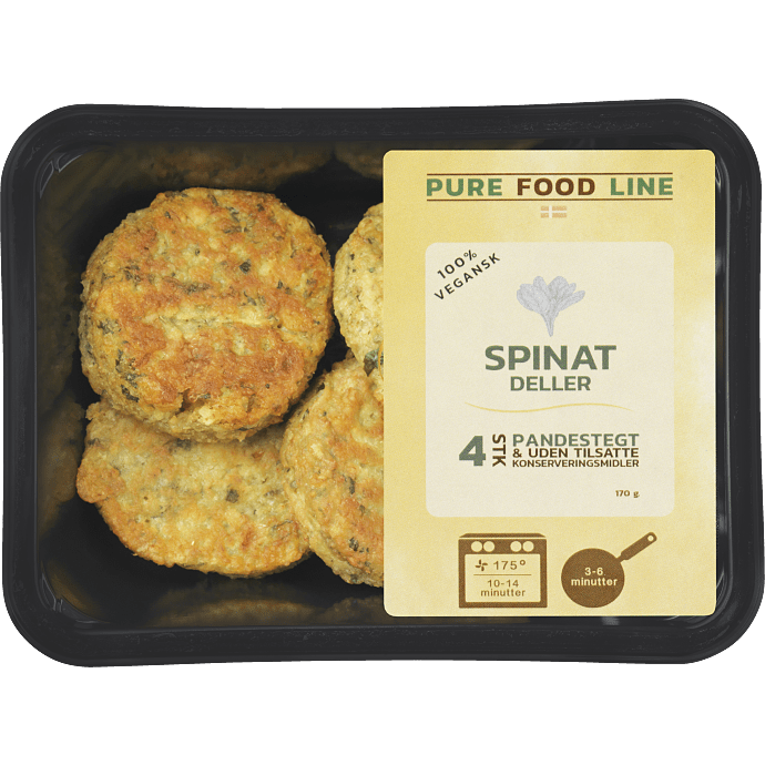 Spinatdeller vegansk