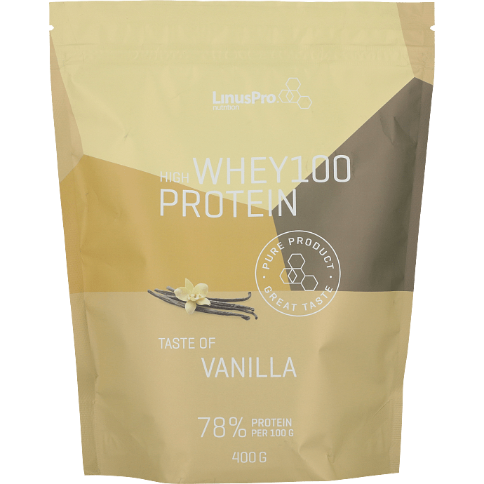 Proteinpulver m. valleprotein og vanilje