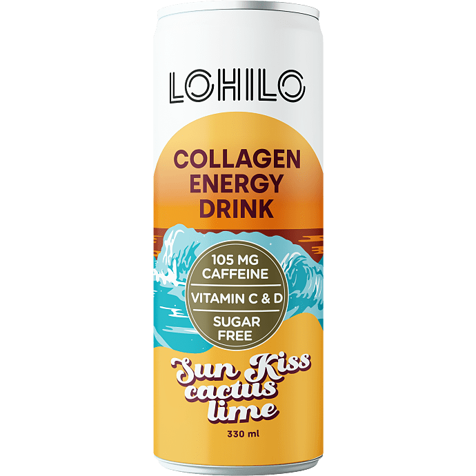 Energidrik m. kollagen m. kaktus- og limesmag