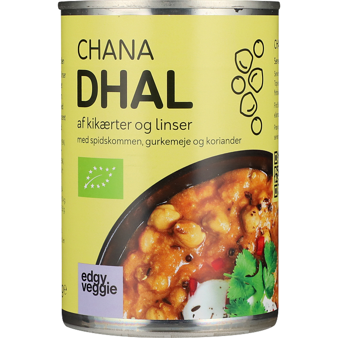 Dhal af kikærter og linser vegansk øko