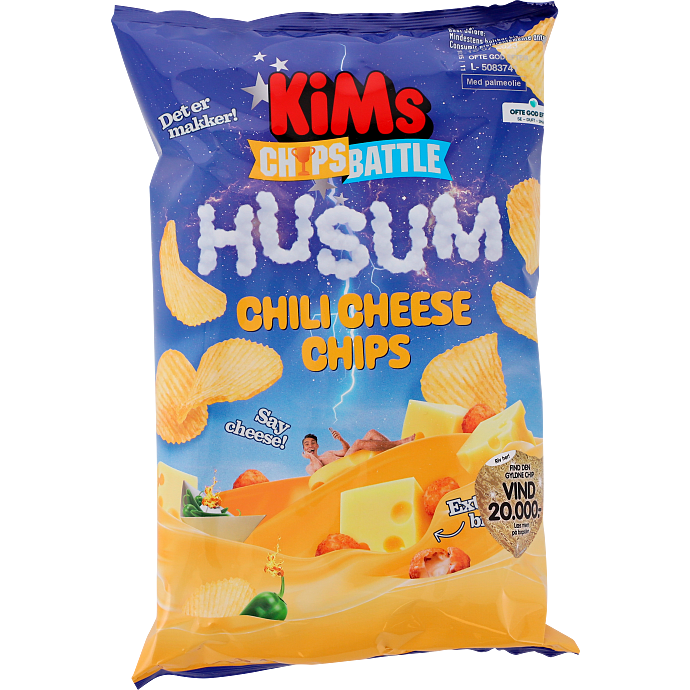 Chips m. ost og chili