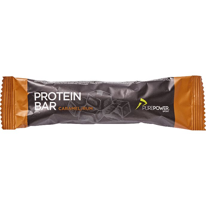 Proteinbar m. karamel og rom