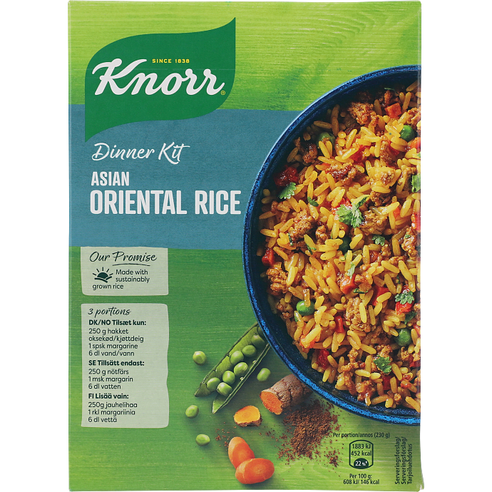 Orientalsk inspireret risret dinner kit