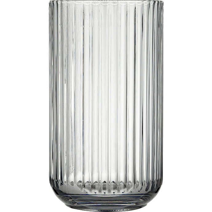 Lyngby vase (20cm) - gråsort