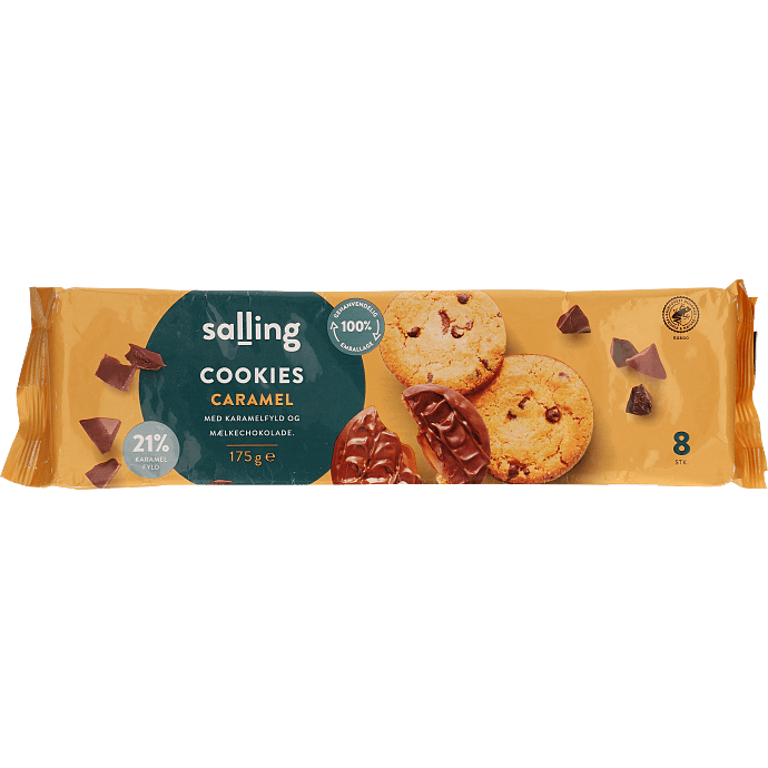 Cookies m. karamelfyld