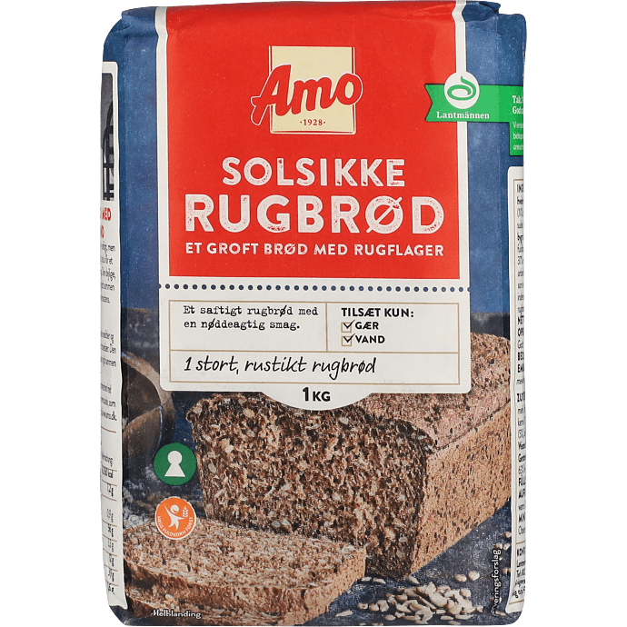 Solsikkerugbrød