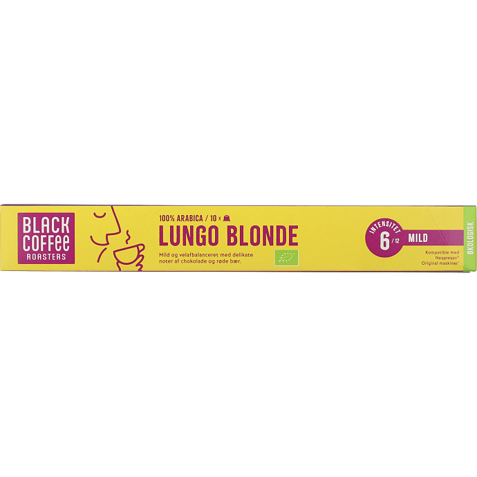 Lungo Blonde kaffekapsler øko