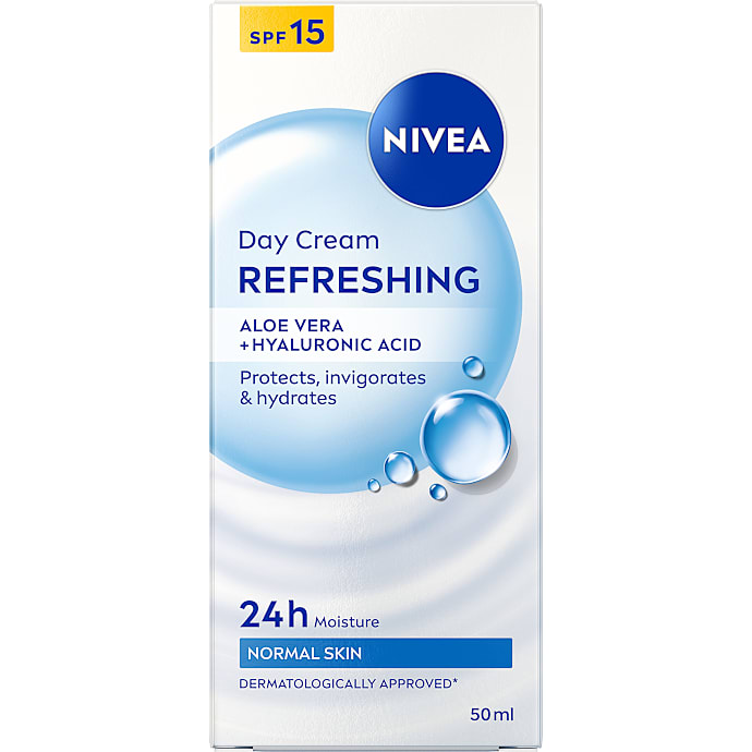 Refreshing dagcreme m. E-vitamin m. solfaktor 15