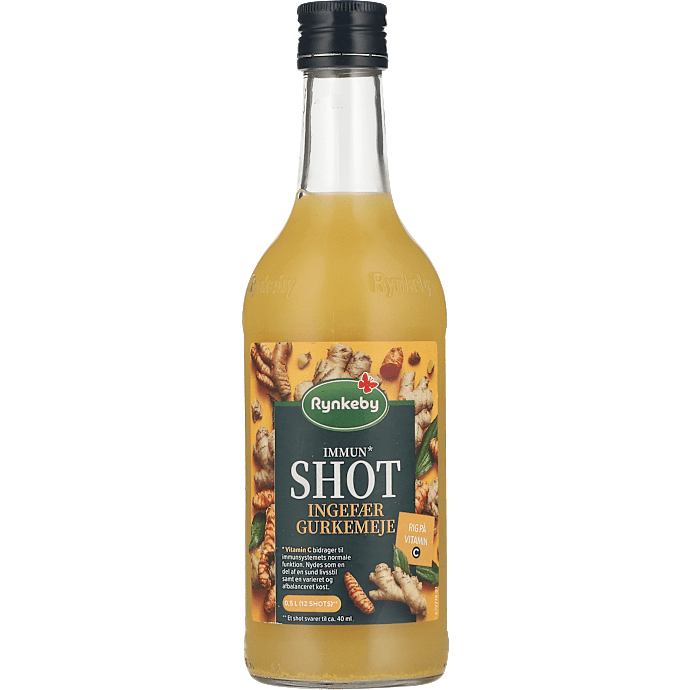Ingefærshot m. gurkemeje
