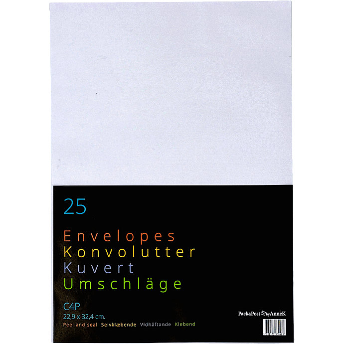 C4p konvolutter 100g - 25 stk.