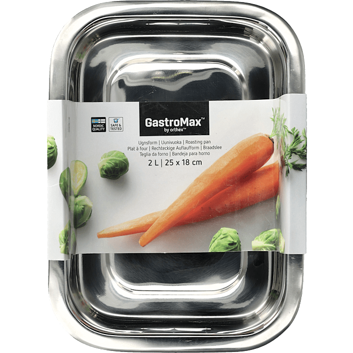 GastroMax bradepande - rustfrit stål