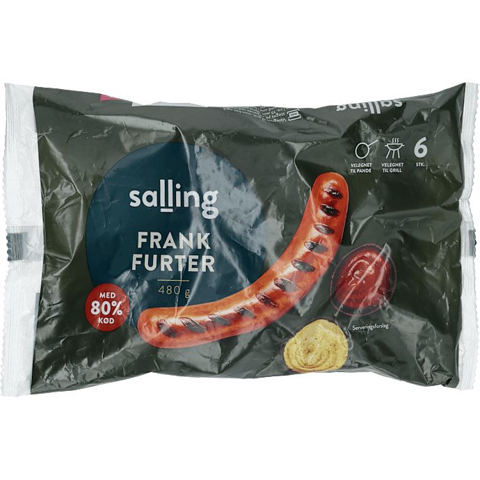 Frankfurtere 80% kød