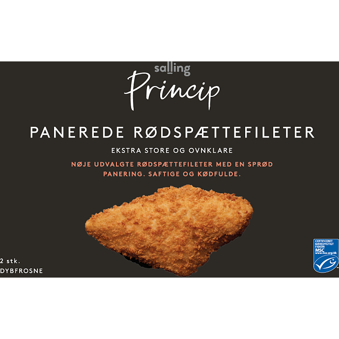 Panerede rødspættefileter