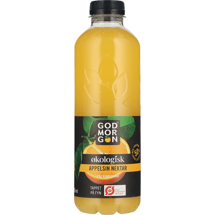 Appelsinnektar m. frugtkød øko